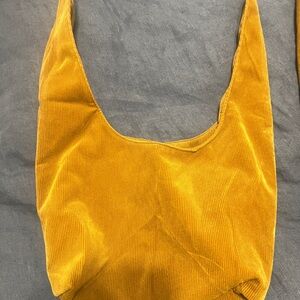 Mustard Corduroy Shoulder Bag